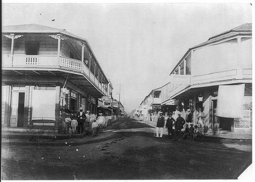 Honolulu, Hawaii, view of Main Street