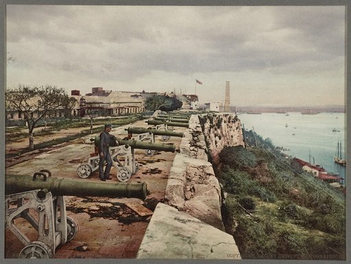 El parapeto de la Cabana, Habana
