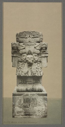 Mexico, Aztec idol, Teoyaomiqui [Coatlicue (statue)