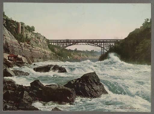 Whirlpool Rapids, looking up Niagara