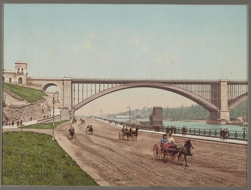 Washington Bridge and the [Harlem River] Speedway, New York