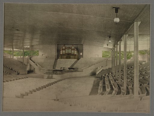 Interior of Assembly Hall [i.e. the Amphitheater], Chautauqua, New York
