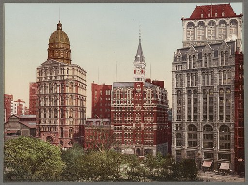Newspaper Row, New York City