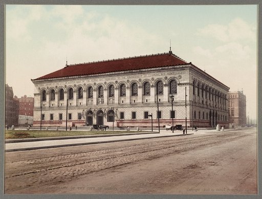 The Public Library of the city of Boston