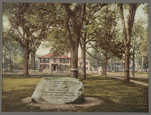 Line of the Minute Men Memorial, Lexington