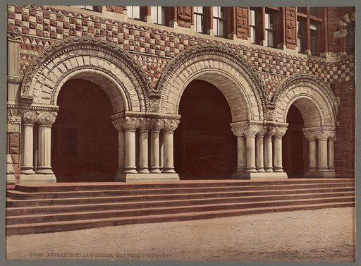 Entrance to Law School, Harvard University