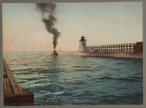Harbor entrance, Charlevoix, Michigan