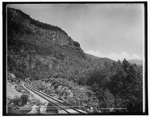 Frankenstein Cliff & Mt. Washington, Crawford Notch, White Mts., N.H.