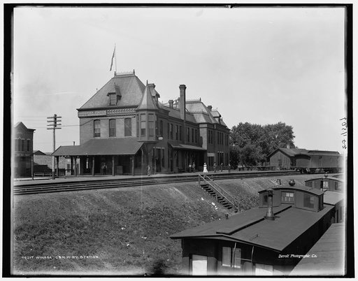 Winona C. & N. W. Ry. [Chicago and North Western Railway] Station