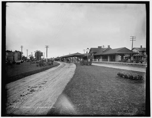 Elmhurst, Ill., C. & N.W. Ry. [Chicago and North Western Railway] Station