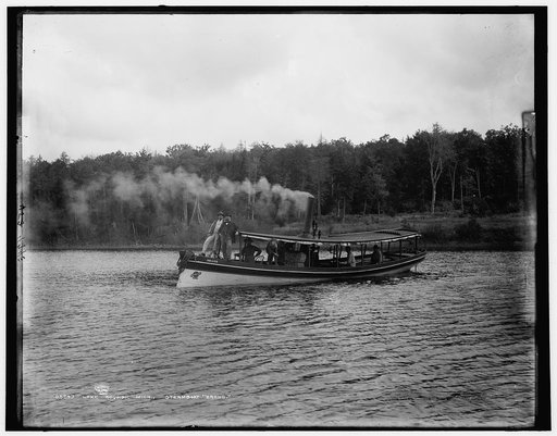 Lake Gogebic, Mich., steamboat "Brand"