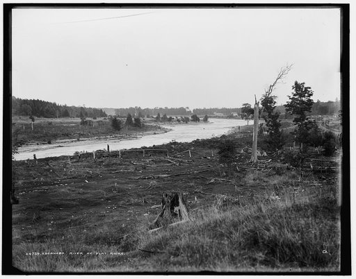 Escanaba River at Flat Rocks [sic