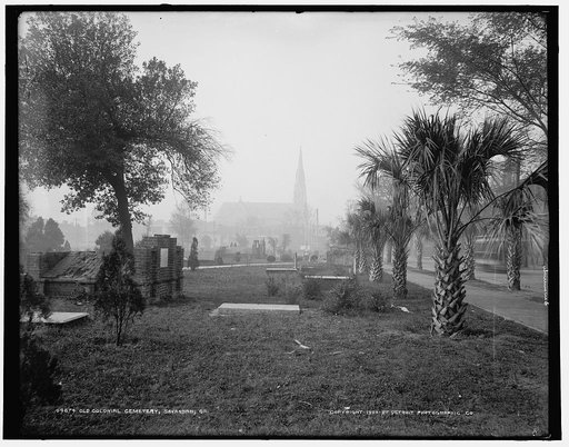 Old Colonial Cemetery, Savannah, Ga.
