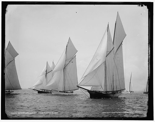 Start, Goelet Cup Race, August 5, 1887