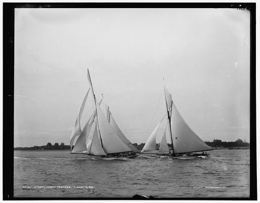 Start, forty footers, August 18, 1890