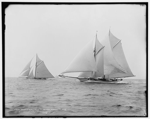 Quickstep and Gloriana, August 6, 1892