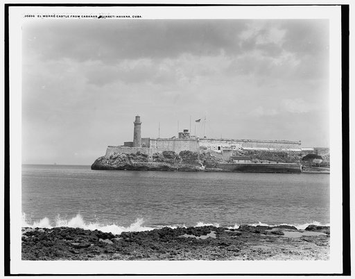 Morro Castle from Cabanas (Sunset), Havana, Cuba, El