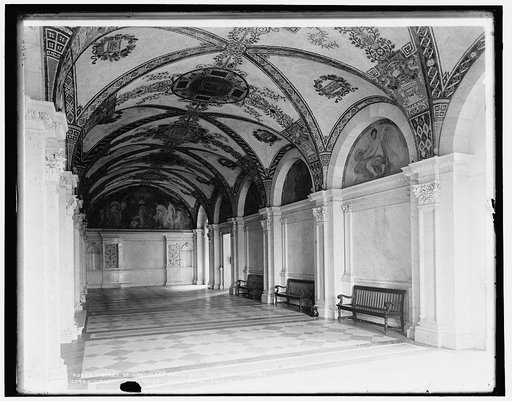 Library of Congress, South Hall, entrance pavilion