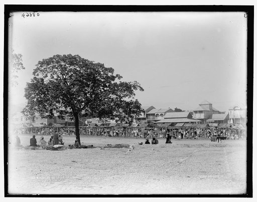 Market Day, Port-au-Prince, Hayti [sic], W.I.