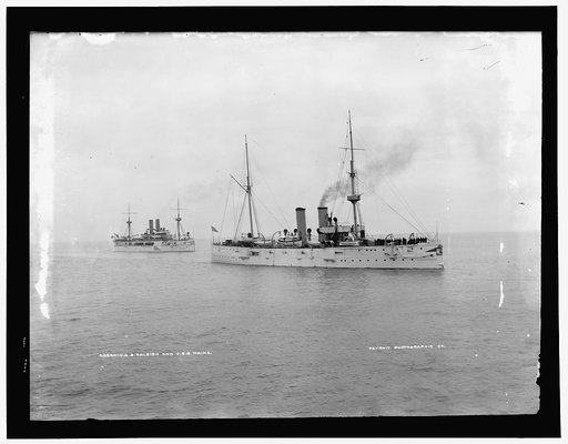 U.S.S. Raleigh and U.S.S. Maine
