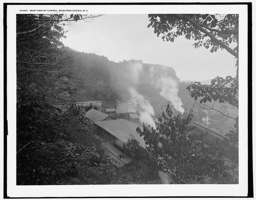 West end of tunnel, Manunka Chunk, N.J.