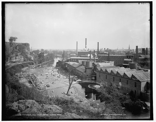 Paterson, N.J. from Water Works Park