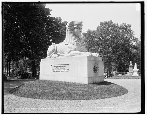 Mt. Auburn Cemetery, Cambridge, Milmore's Sphinx