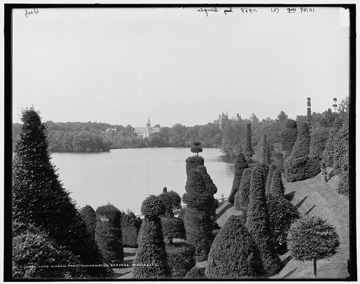 Lake Waban from Hunnewell's Gardens, Wellesley