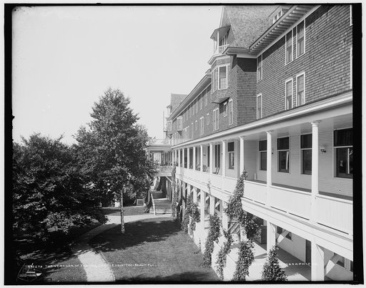 Veranda of the inn, Charlevoix-the-Beautiful, The