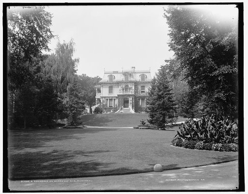 A residence on Sherwood Ave. [i.e. Sherbrooke Ave.], Montreal