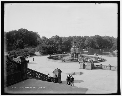 Central Park, New York, the fountain [i.e. Bethesda Fountain