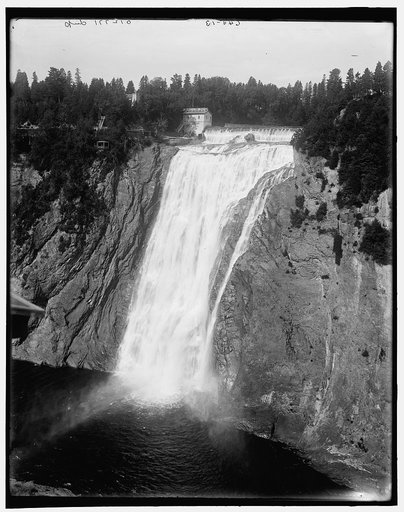 Montmorency Falls (near view from above), Quebec [sic], Quebec