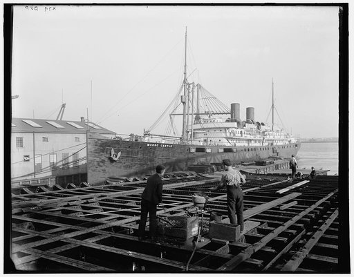 S.S. Morro Castle, Cramps Shipyards, Philadelphia