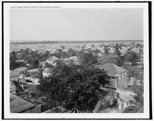 Nassau from the Royal Victoria, Bahama Islands, W.I.
