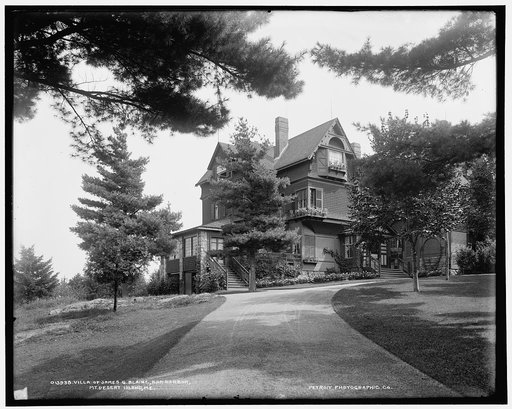 Villa of James G. Blaine, Bar Harbor, Mt. [i.e. Mount] Desert Island, Me.