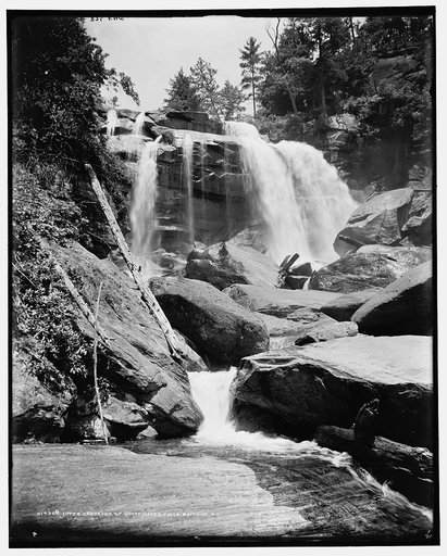 Upper cascades of Whitewater Falls, Sapphire, N.C.