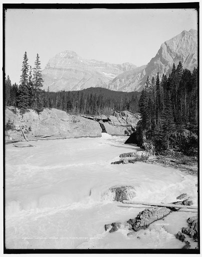 Natural bridge, Wapta River, British Columbia