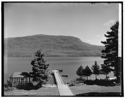 Lake Dunmore from Mountain Spring Hotel, Green Mountains