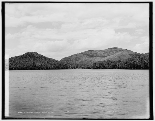 Looking across Silver Lake, Green Mountains