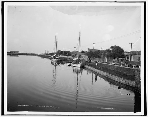 Evening on Bayou St. John, New Orleans, La.