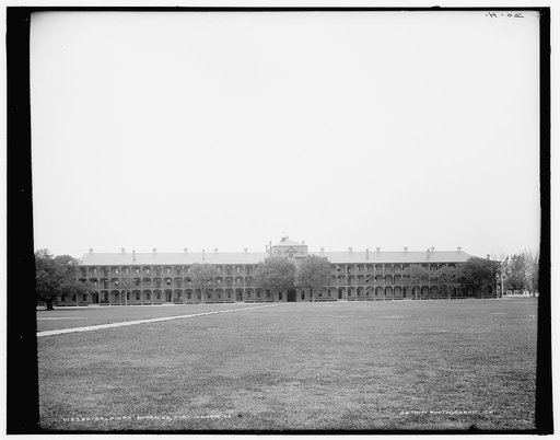 Soldiers' barracks, Fort Monroe, Va.