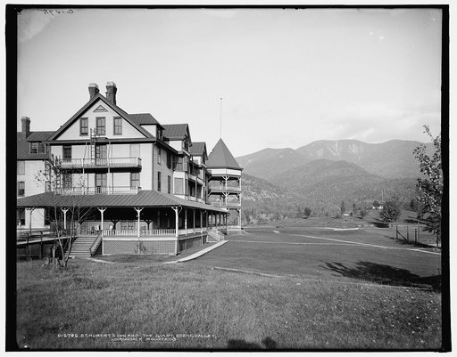 St. Hubert's Inn and the Giant, Keene Valley, Adirondack Mountains
