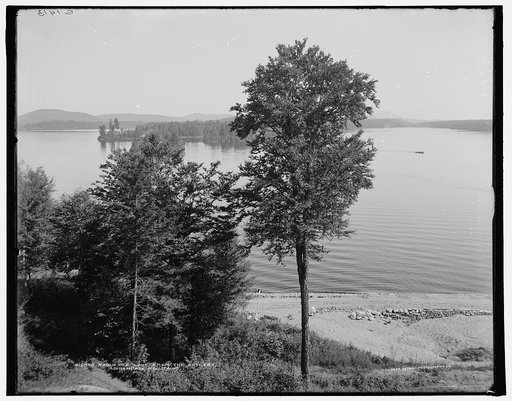 Raquette Lake from the Antlers, Adirondack Mountains