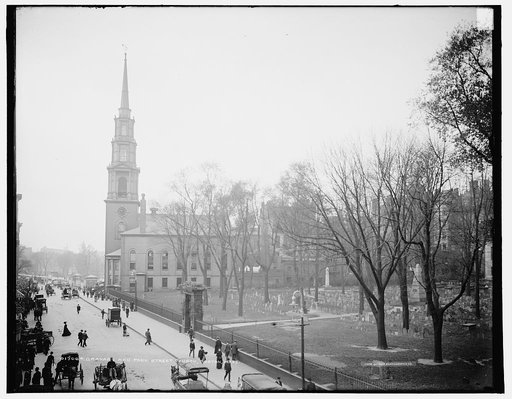 Granary and Park Street Church, Boston, Mass.
