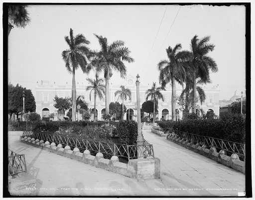 City Hall from the plaza, Matanzas, Cuba