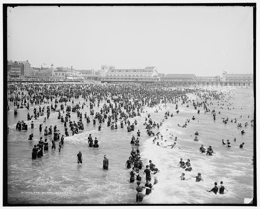 Beach, Atlantic City, N.J., The