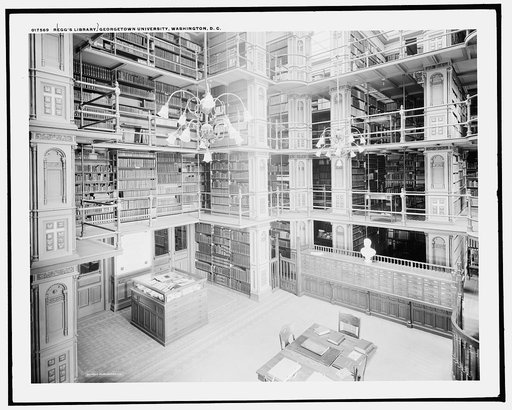 Regg's [i.e. Riggs] Library, Georgetown University, Washington, D.C.