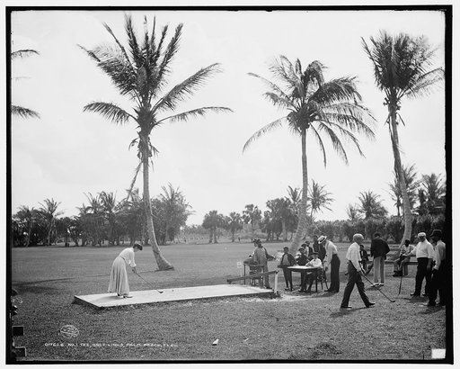 No. 1 tee, Golf Links, Palm Beach, Fla.