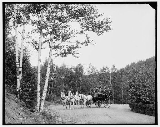 Coaching party on Boulevard Drive, Duluth, Minn.