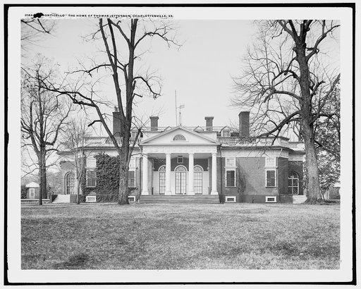 Monticello, the home of Thomas Jefferson, Charlottesville, Va.